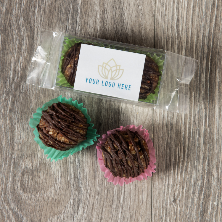 Custom Trail Mix Truffle Party Favors - Logo - Business Corporate Event - Vegan Gluten-Free -Pete's Snack Shop