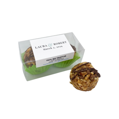 Custom Trail Mix Truffle Party Favors - Weddings Special Events Occasion - Vegan Gluten-Free -Pete's Snack Shop